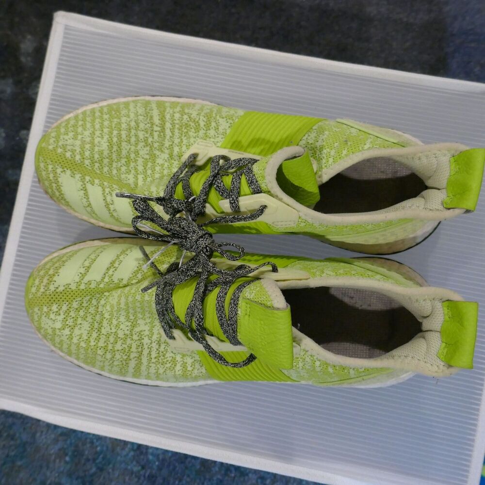adidas Pureboost ZG Running Sneakers Shoes AQ2928 USA Mens 11 M Neon Green